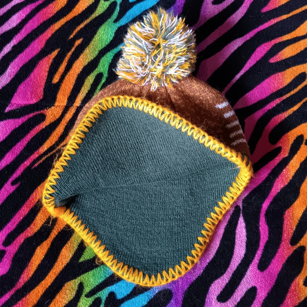 💚💛 Green Bay Packers Infant Knit Hat Winter Baby Football NFL Team Apparel